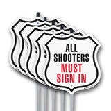 All Shooters Must Sign In