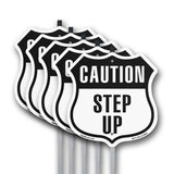 Caution Step Up