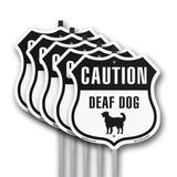 Caution Deaf Dog