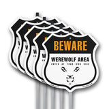 Beware Werewolf Area Enter At Your Own Risk