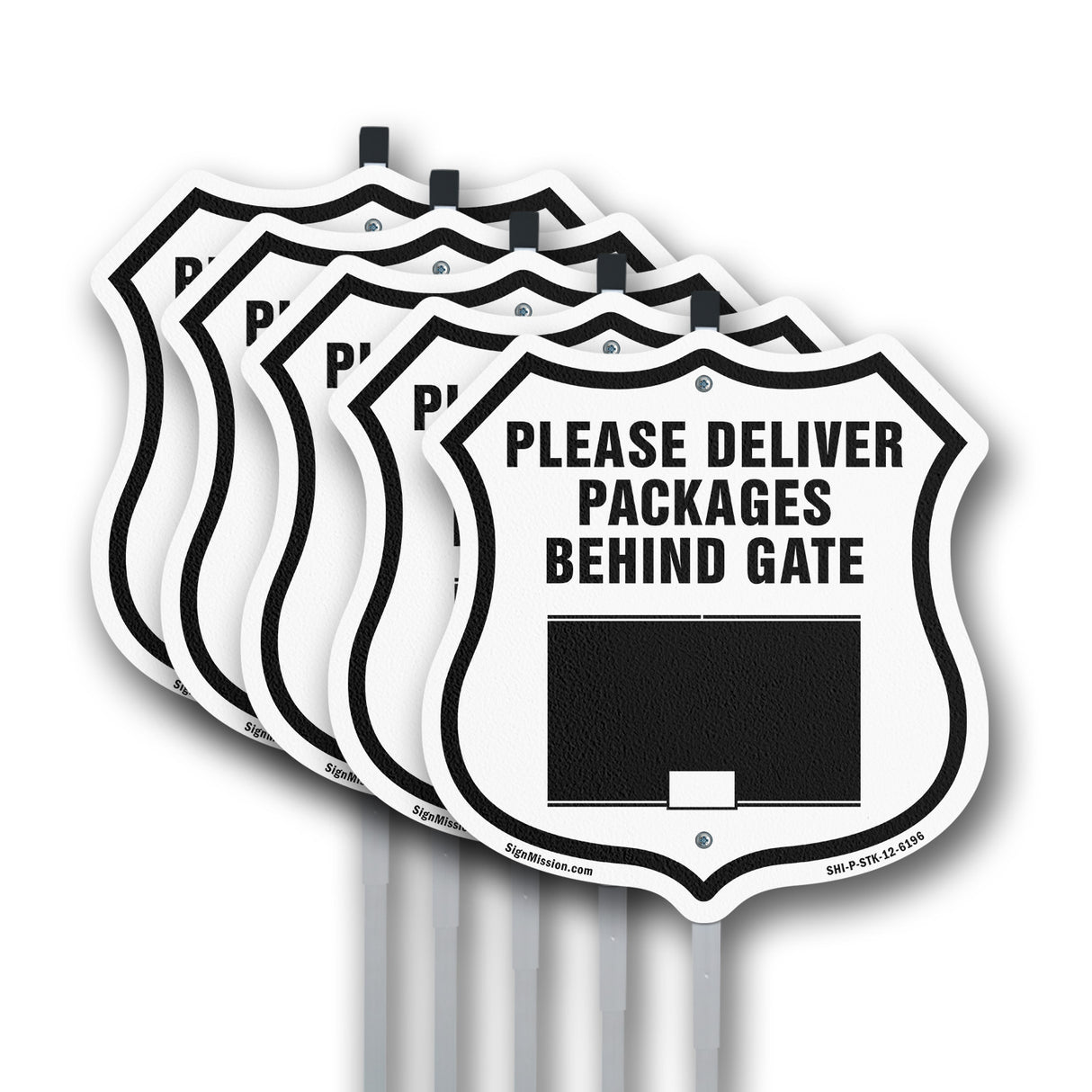 Please Deliver All Packages Behind Gate