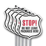 Stop Do Not Leave Packages Here