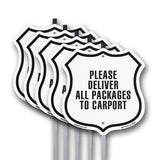 Please Deliver All Packages To Carport