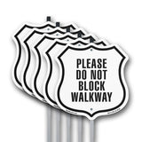 Please Do Not Block Walkway