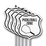 Pickleball Zone with Racquet Graphic