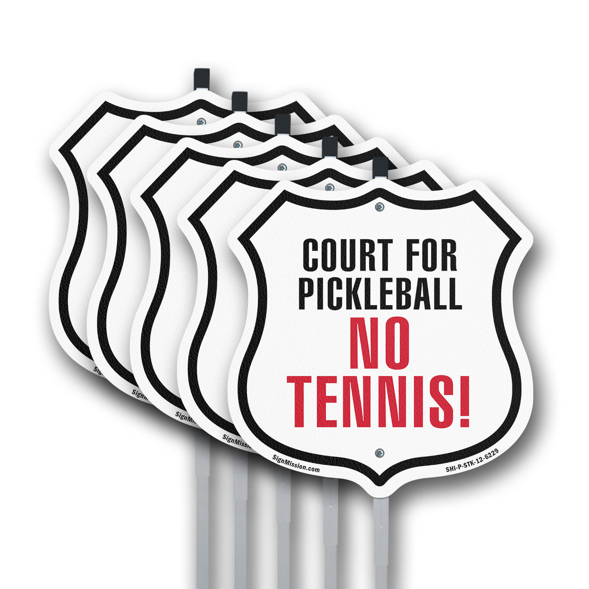 Court for Pickleball No Tennis
