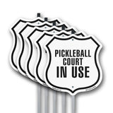Pickleball court in Use