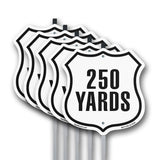 250 Yards Golf Course Running Race 5k Marathon Distance Marker