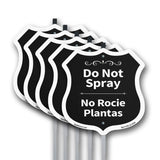 Do Not Spray Bilingual English / Spanish