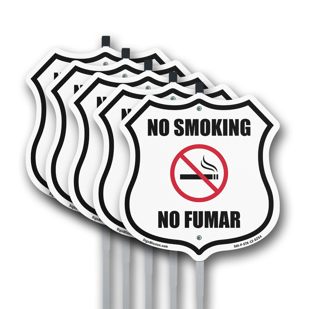 No Smoking No Fumar Bilingual English / Spanish