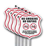 No Smoking No Vaping Bilingual English / Spanish