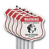 Warning This Property is Protected by English Foxhound