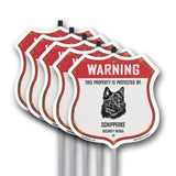 Warning This Property is Protected by Schipperke