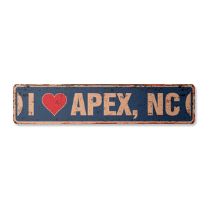 I LOVE APEX NORTH CAROLINA