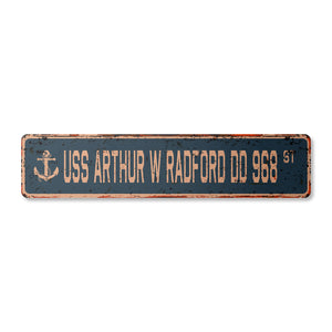 USS ARTHUR W RADFORD DD 968