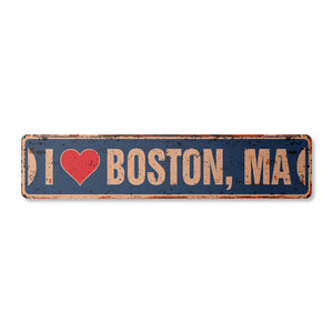 I LOVE BOSTON MASSACHUSETTS