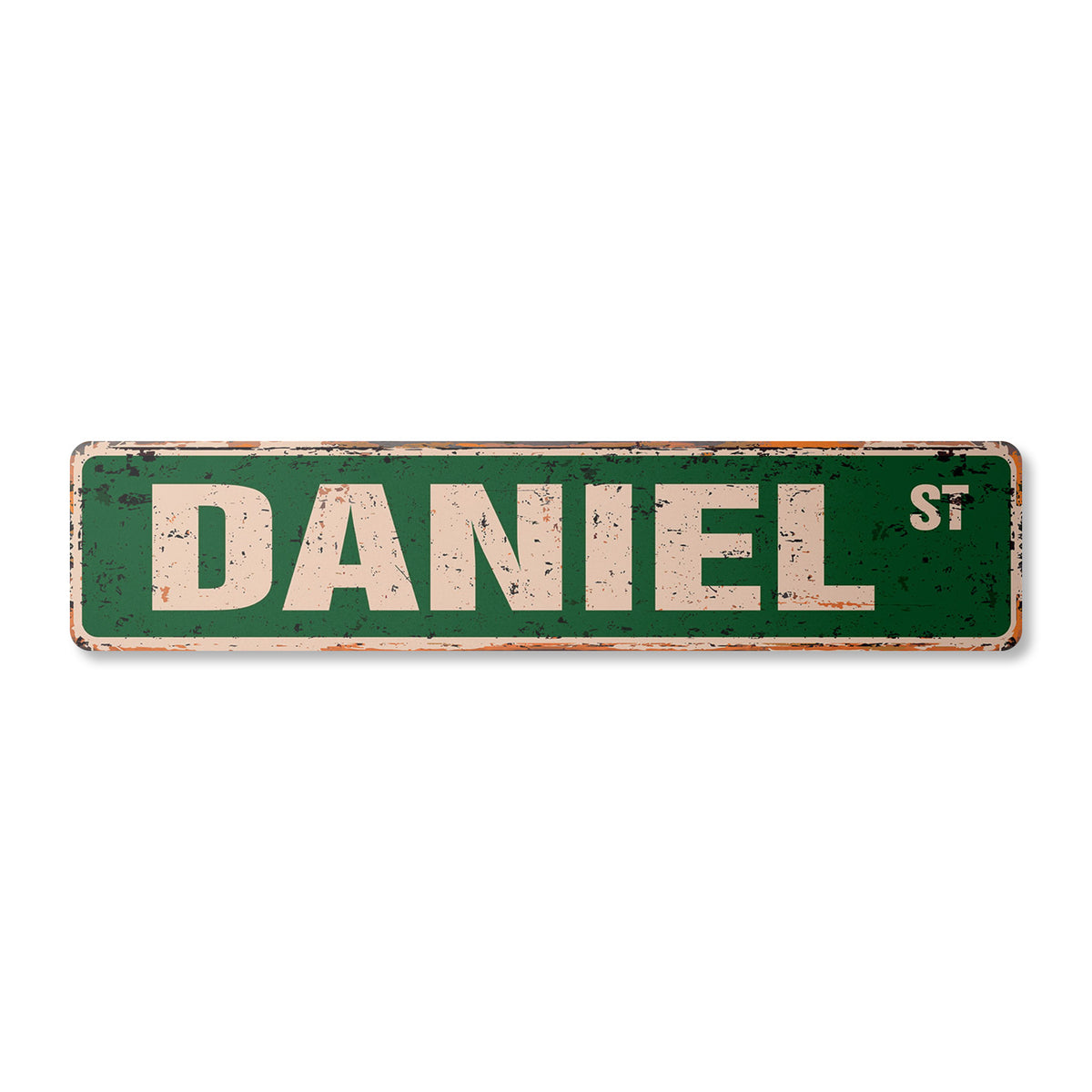 Sign Danny DANIEL Vintage Metal Street Sign Childrens Name – SignMission