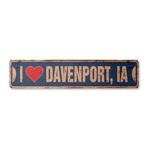 I LOVE DAVENPORT IOWA