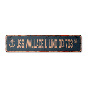 USS WALLACE L LIND DD 703