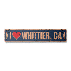 I LOVE WHITTIER CALIFORNIA