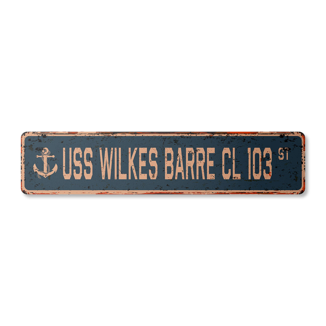 USS WILKES BARRE CL 103