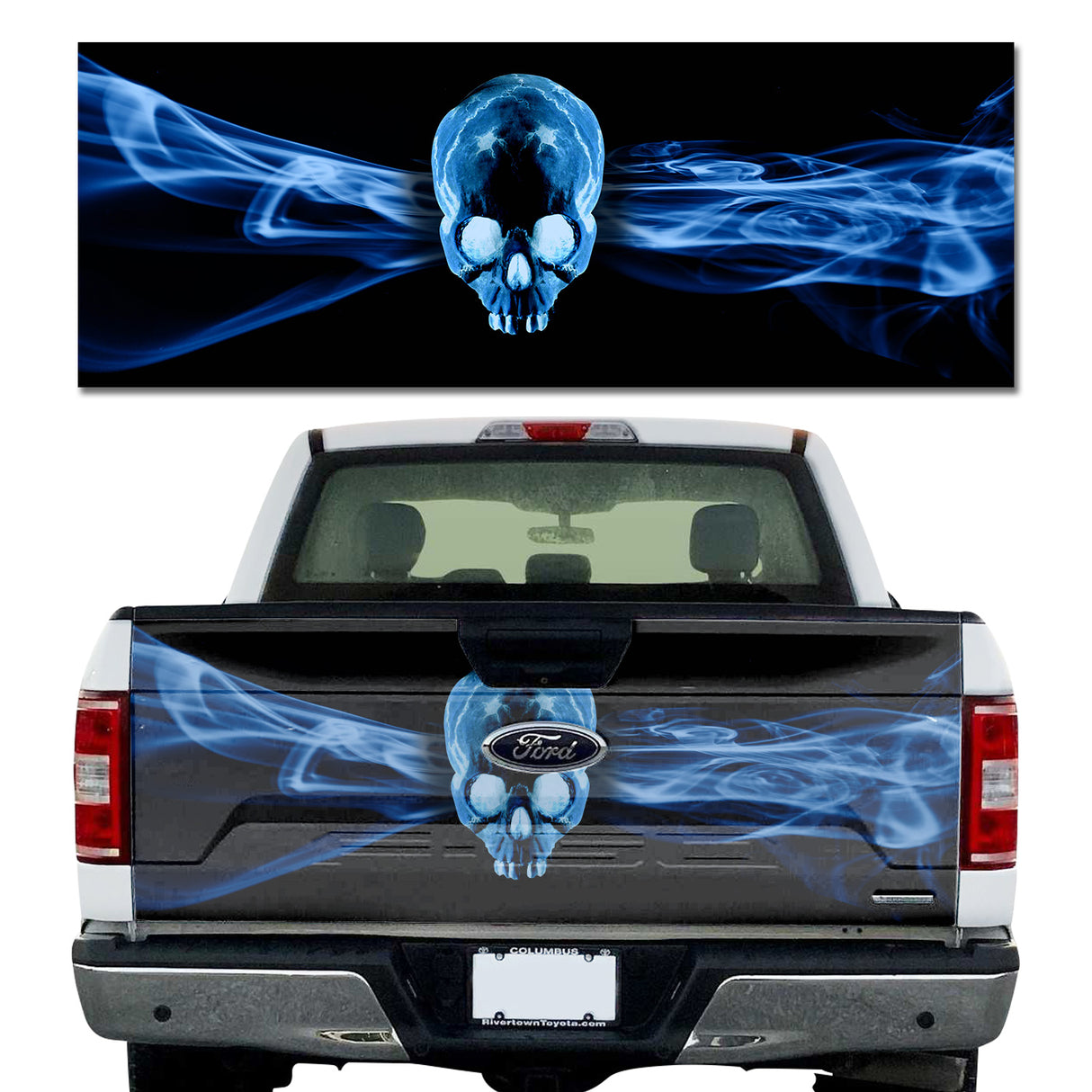 Blue Skull Smoke