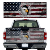 Bullet Hole Flag Eagle