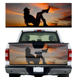 Cowgirl Sunset