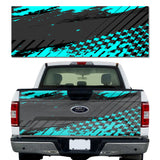 Grunge Cross Cyan