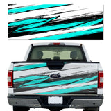 Grunge Stripe Cyan