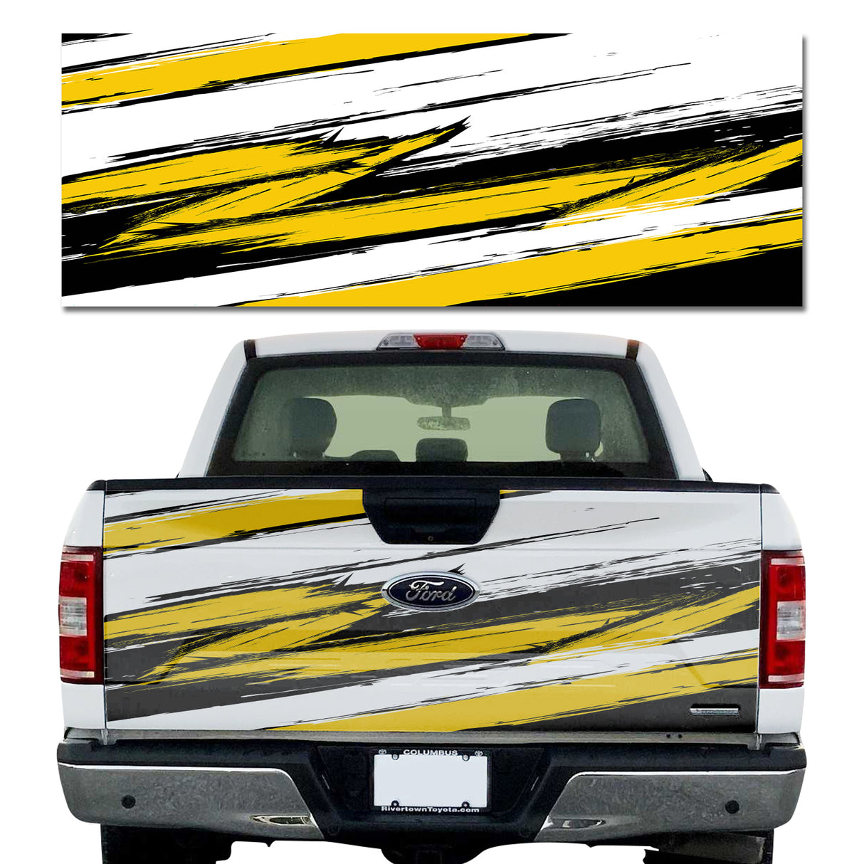 Grunge Stripe Yellow