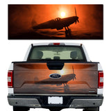 Sunset Fighter Plane