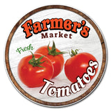 Farmer's Market Tomatoes Circle