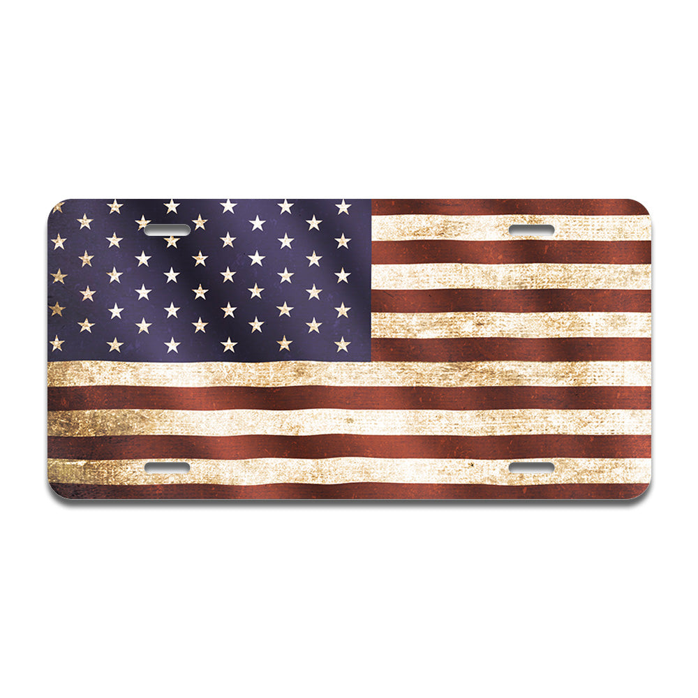 Vintage Flag In The Wind