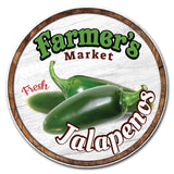 Farmer's Market Jalapenos Circle