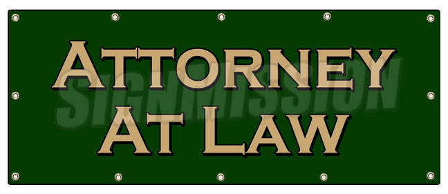 Attorney At Law Banner