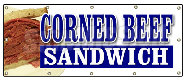 Corned Beef Sandwich Banner