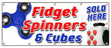 Fidget Spinner and Cube Banner