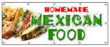 Homemade Mexican Food Banner