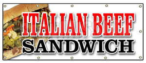 Italian Beef Sandwich Banner