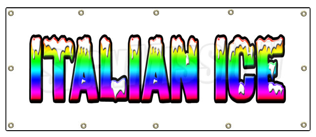 Italian Ice Banner