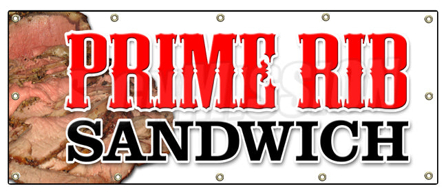 Prime Rib Sandwich Banner