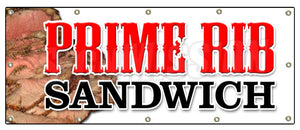 Prime Rib Sandwich Banner
