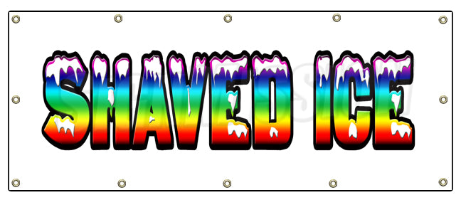 Shaved Ice Banner