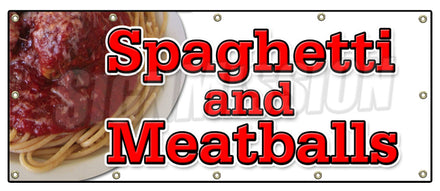 Spaghetti And Meatballs Banner