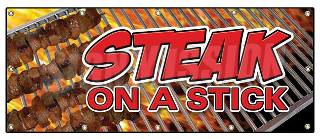 Steak On A Stick Banner