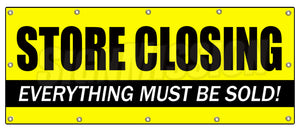 Store closing Banner