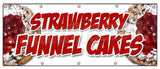 Strawberry Funnel Cakes Banner