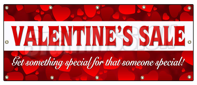 Valentines Day Sale Banner