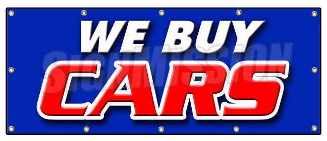 We Buy Cars Banner
